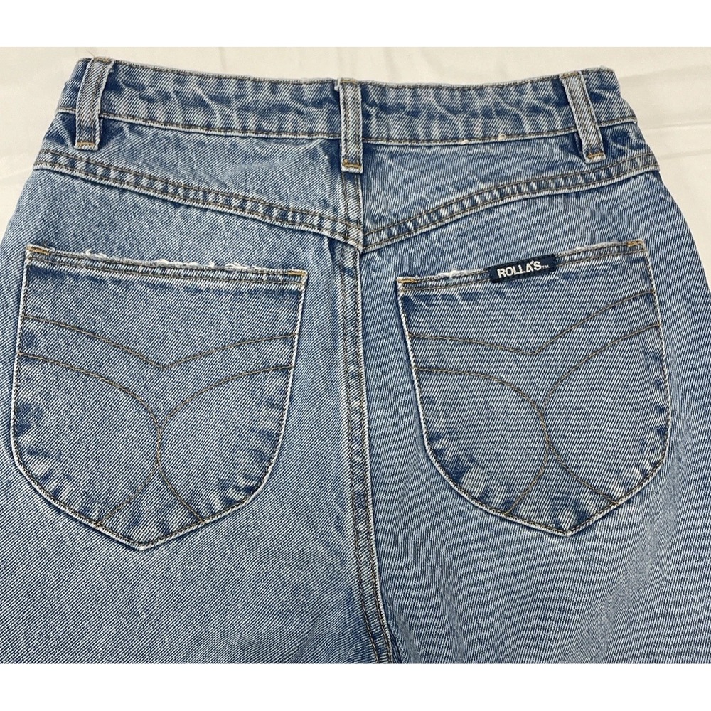 Rolla's Eastcoast Flare High Rise Flare Distressed Jean Organic Cotton Women 26 - Picture 9 of 9